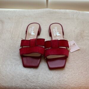 Red Women's Mules
